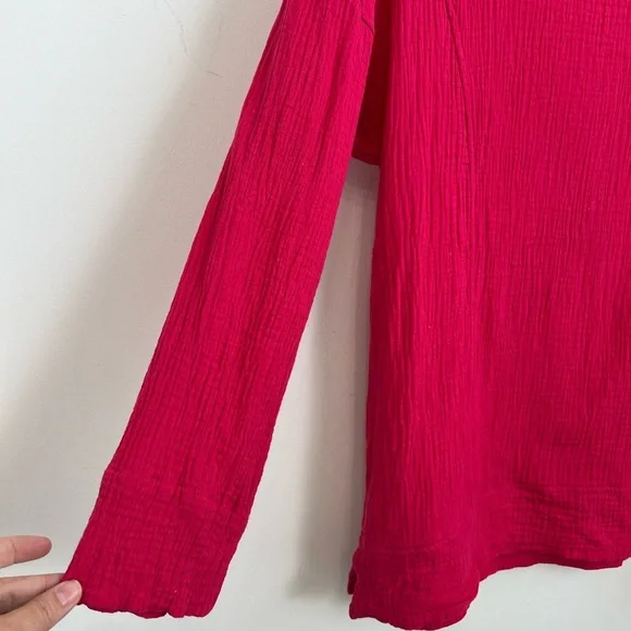 100% Cotton waffle fushia pink long sleeve m
Ptp 20” - Picture 4 of 4